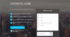 Desktop Screenshot of catastic.com