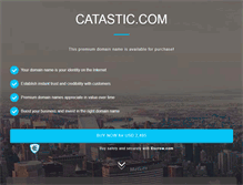 Tablet Screenshot of catastic.com